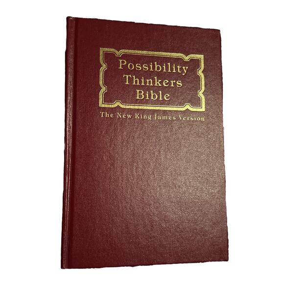 Possibility Thinkers Bible New King James Version Red Hardcover 1984 Religion - Picture 1 of 10
